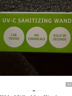 White UV Sanitizer Wand